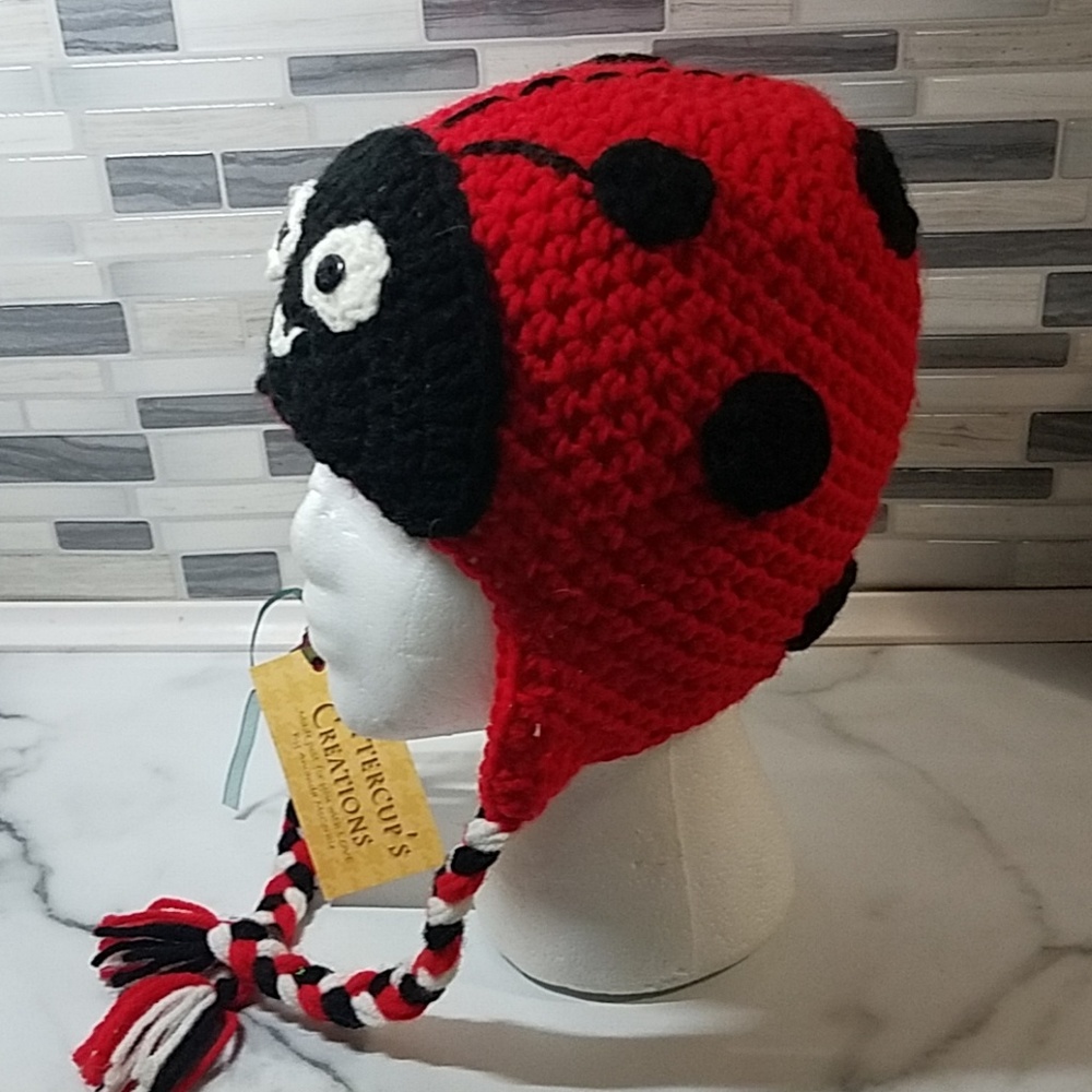 Handmade Ladybug Hat - Picture 3 of 3